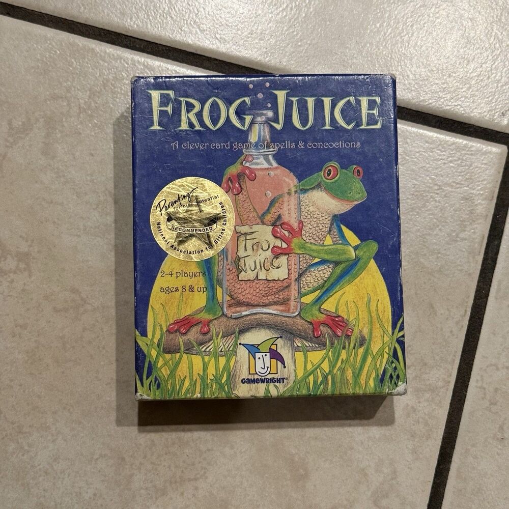 Frog Juice card game, Gamewright, 1997, used,